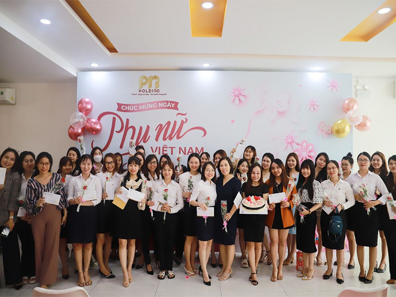 PN Holding đón ngày phụ nữ Việt Nam ngập tràn cảm xúc